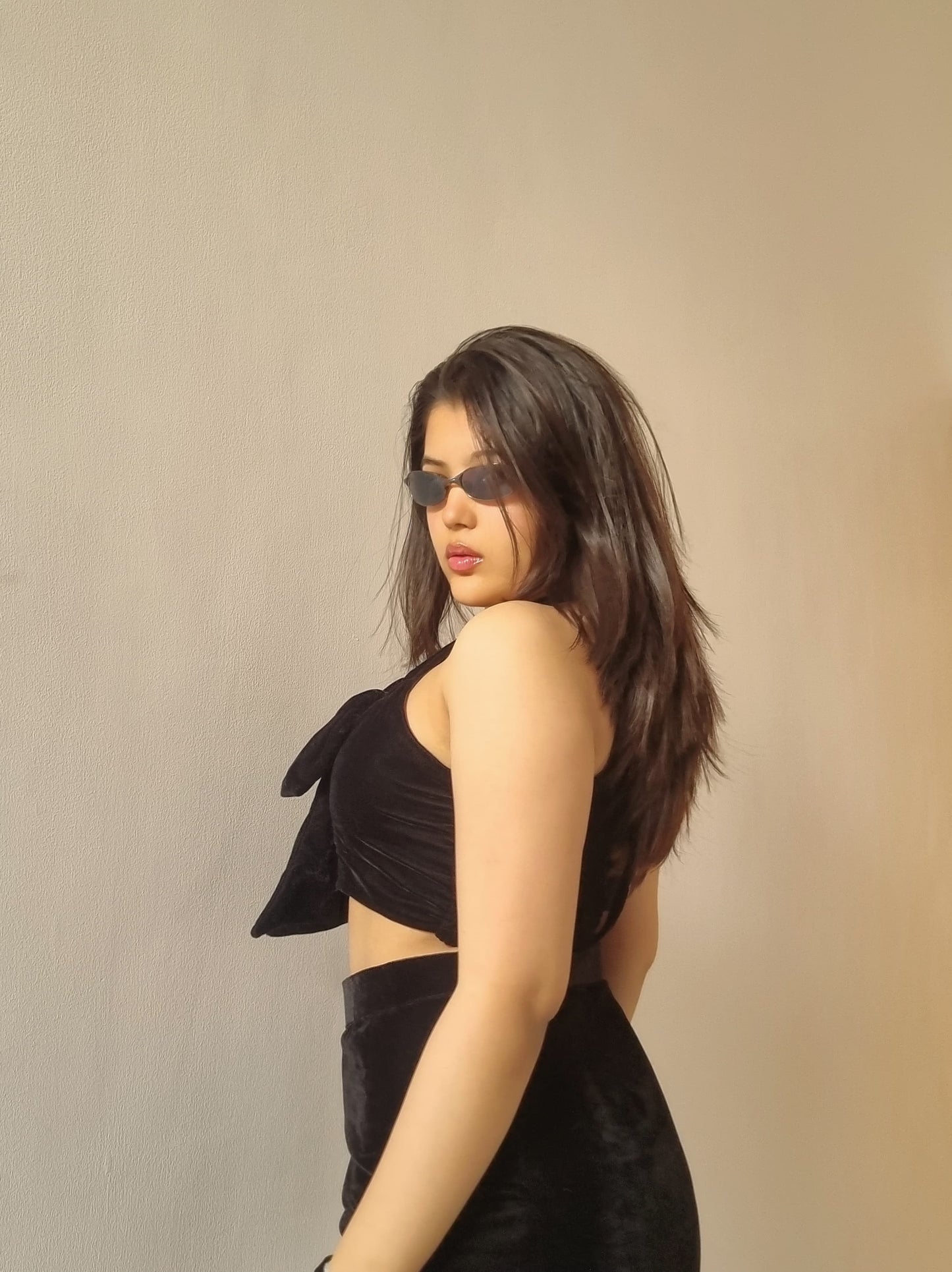 BOW MINI SKIRT TOP SET