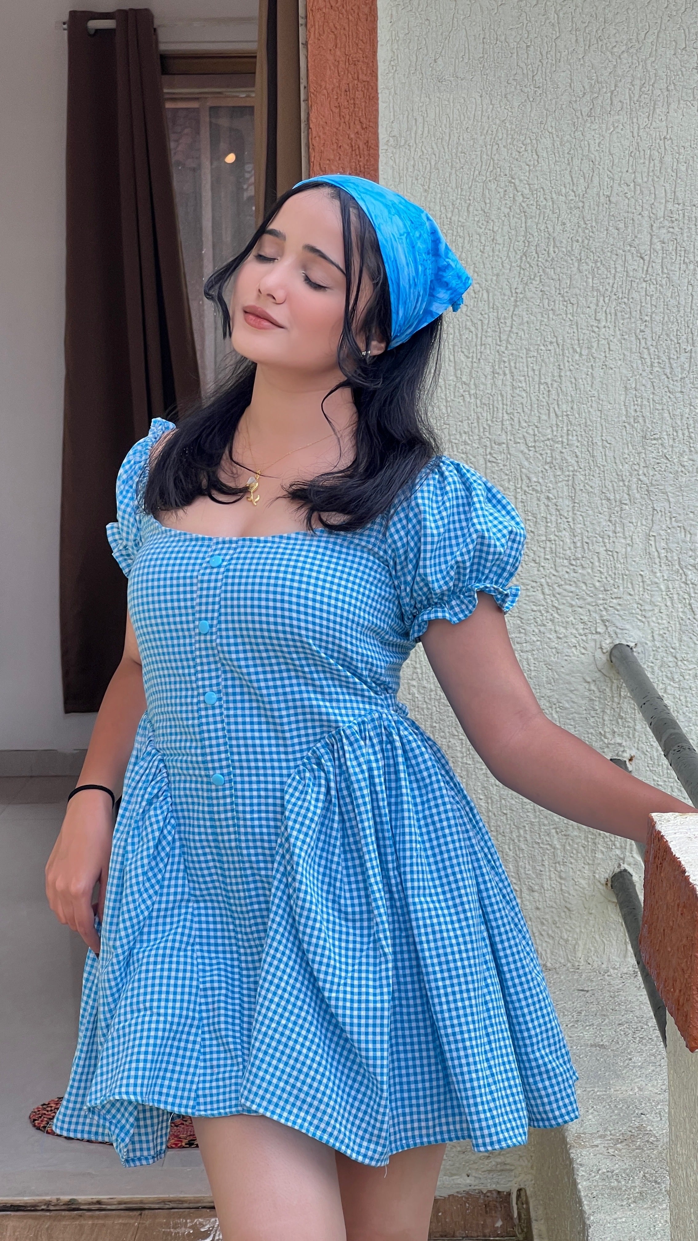BLUEBELL GINGHAM DRESS