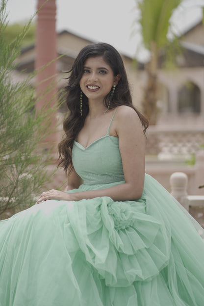 Pistachio Princess Ball Gown