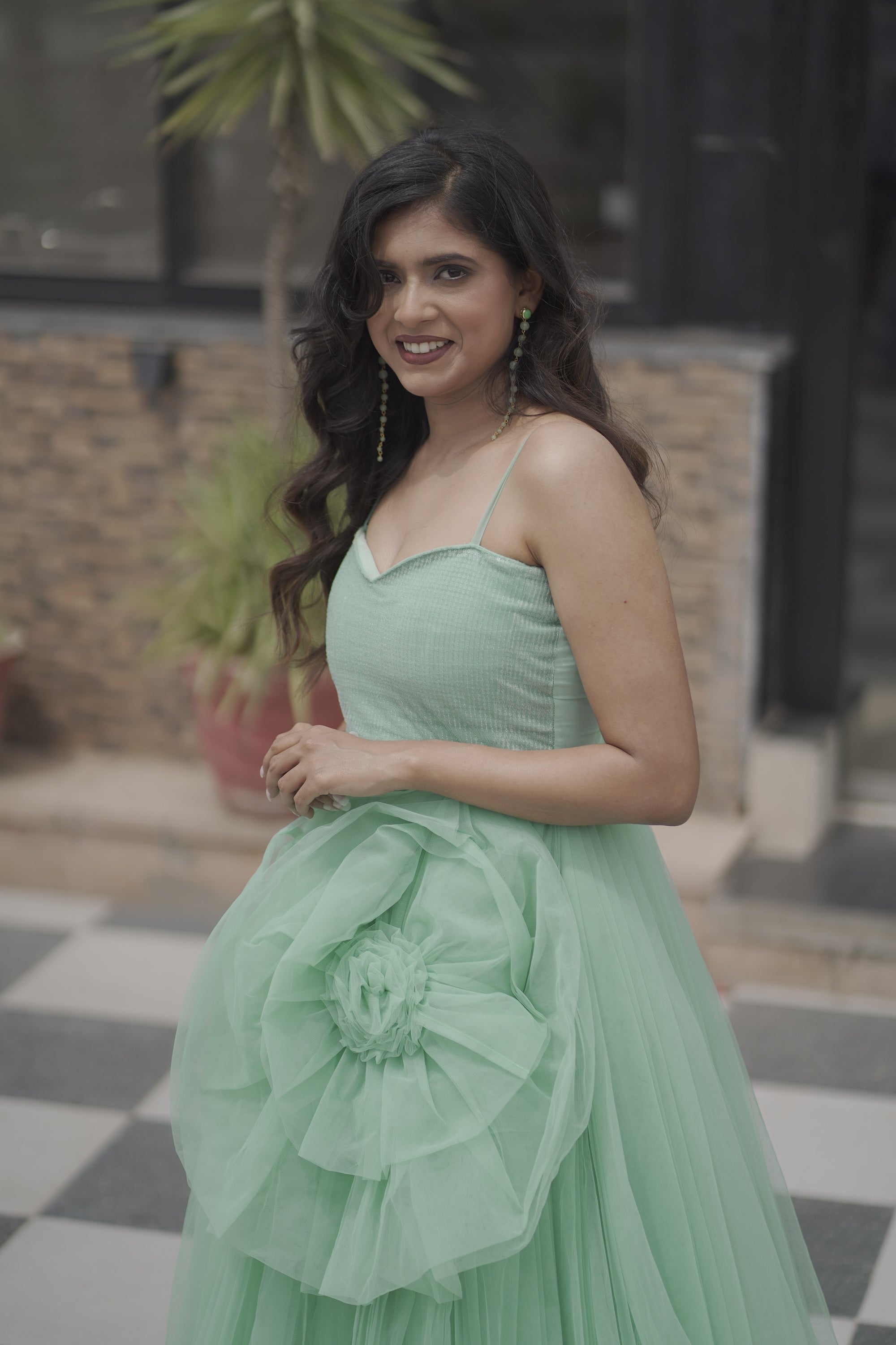 Pistachio Princess Ball Gown