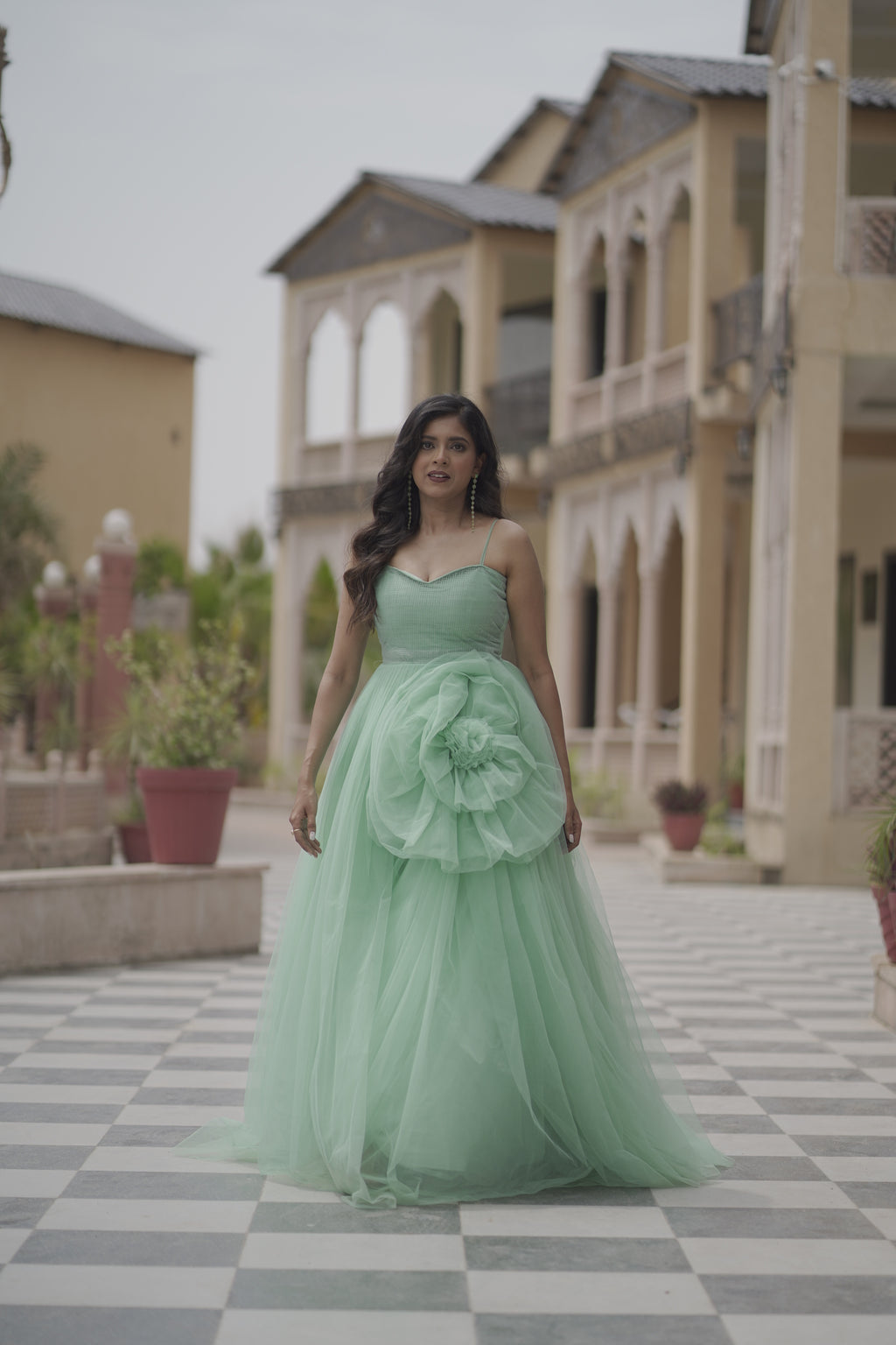 Pistachio Princess Ball Gown