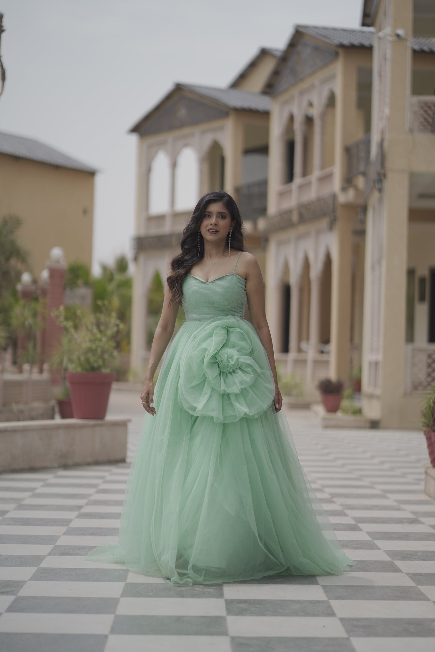 Pistachio Princess Ball Gown