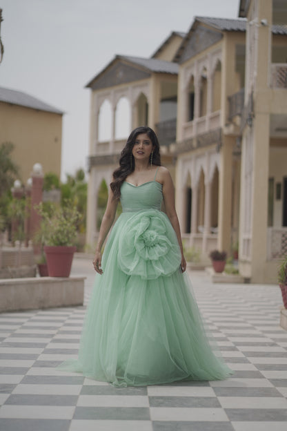 Pistachio Princess Ball Gown