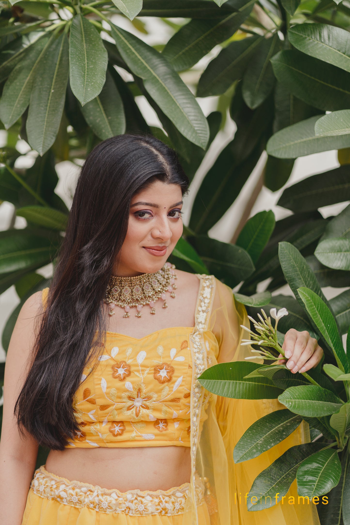 Ethereal Elegance Yellow Lehenga