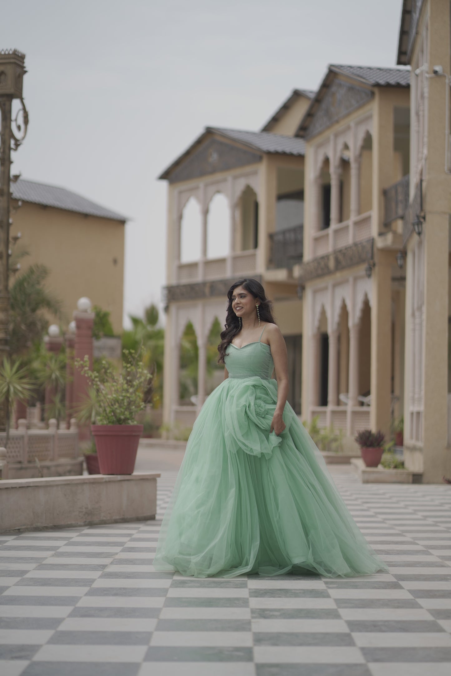 Pistachio Princess Ball Gown
