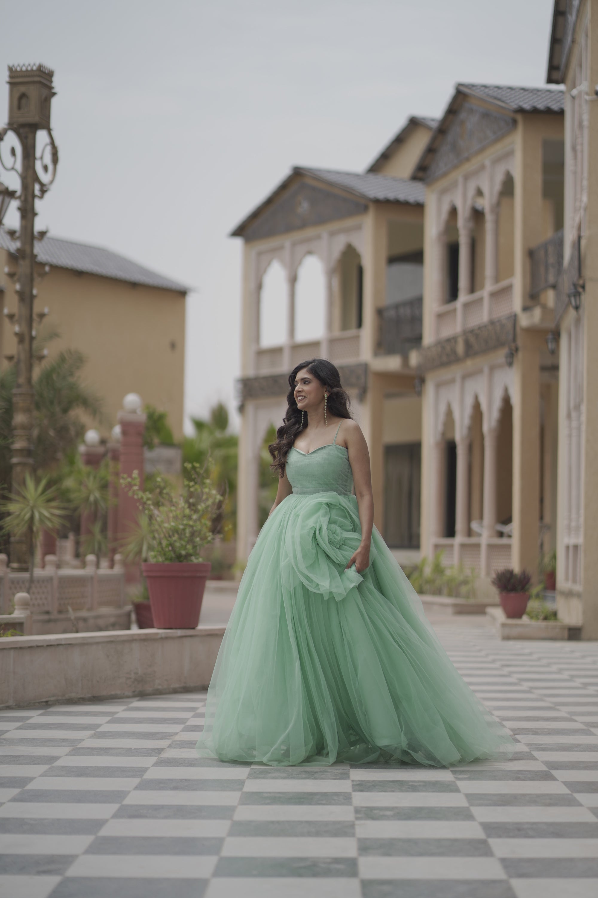 Pistachio Princess Ball Gown