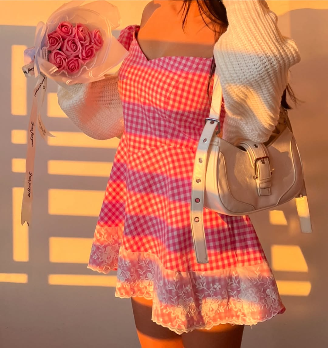 SWEETHEART SUE PINK DRESS