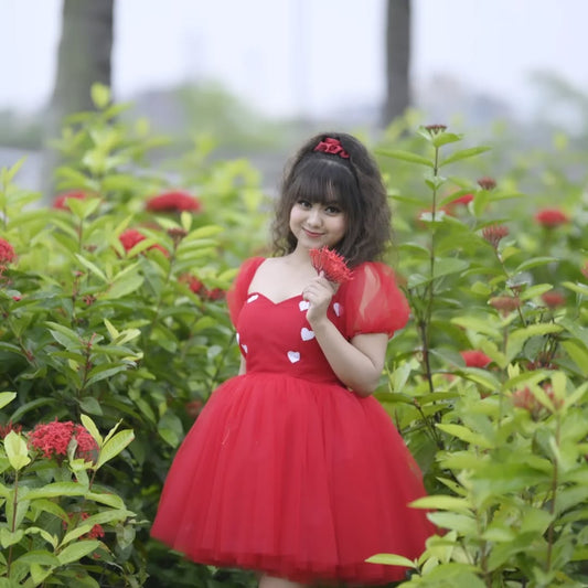 BERRY CRUSH DRESS WITH SLEEVES
