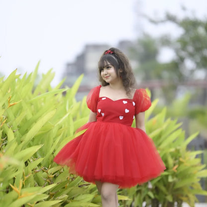 BERRY CRUSH DRESS WITH SLEEVES