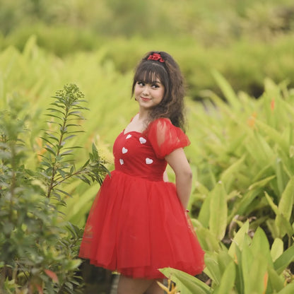 BERRY CRUSH DRESS WITH SLEEVES