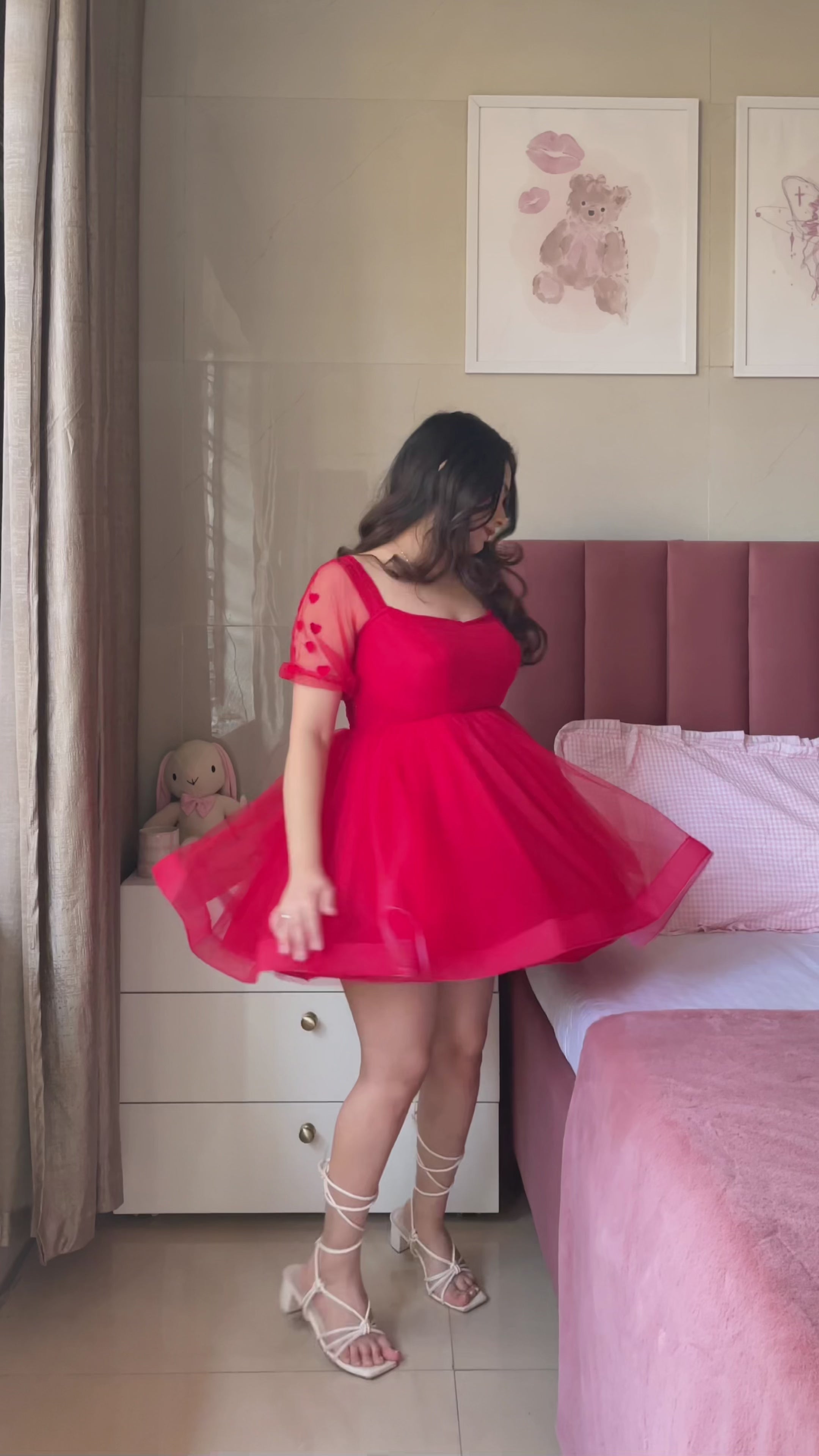 RED LOVE SPELL DRESS