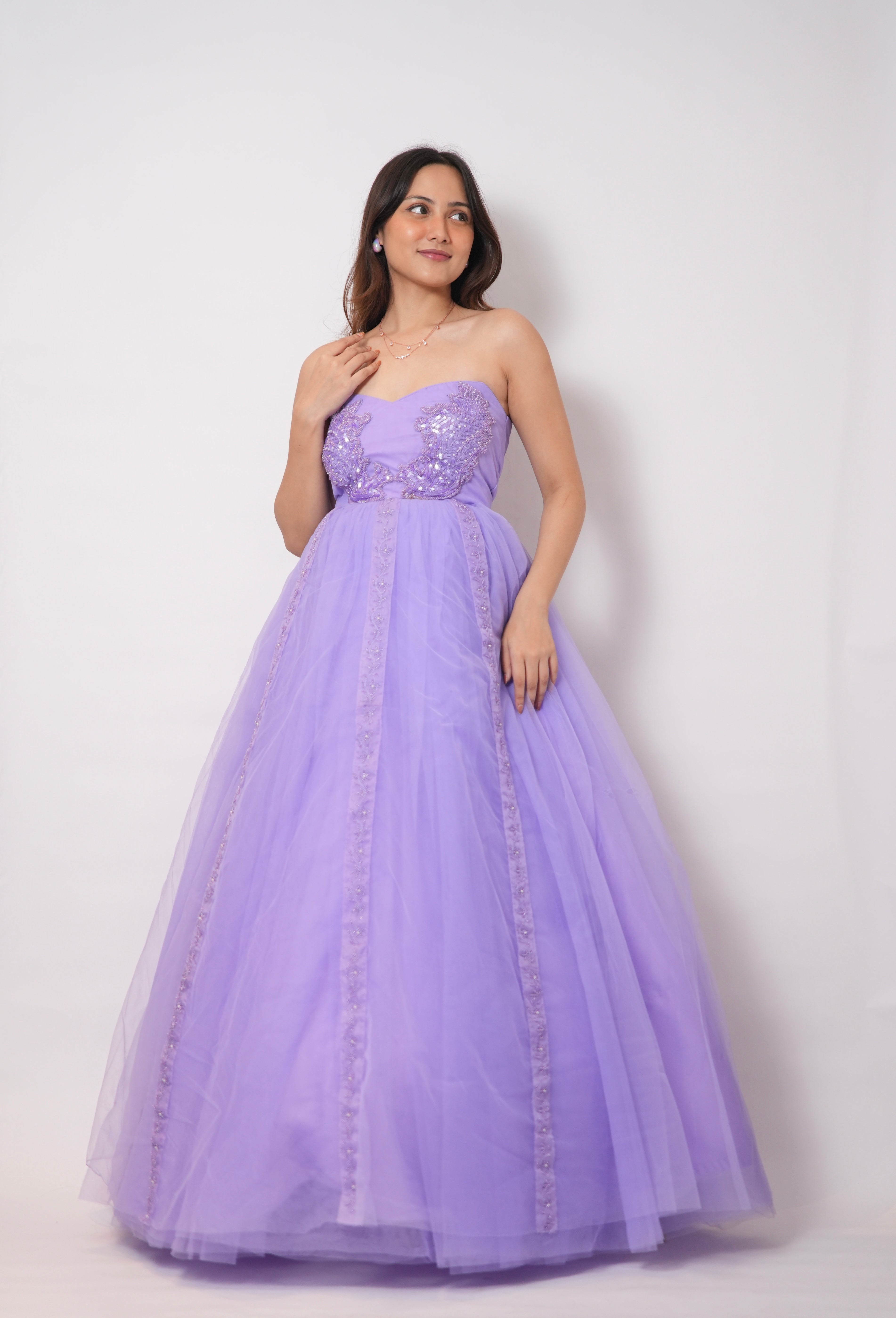 Lilac Princess Purple Ball Gown