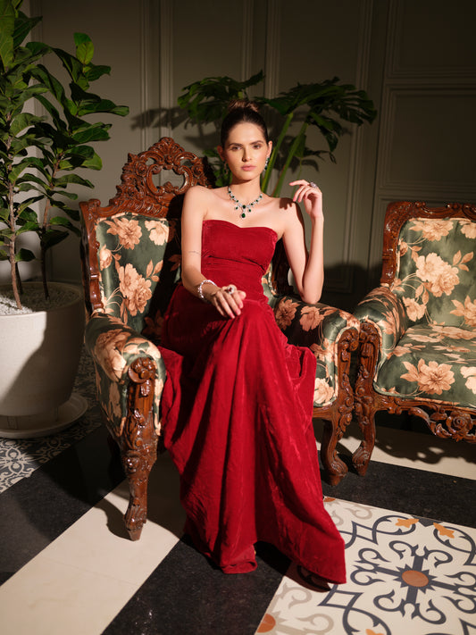REGAL VELVET GOWN