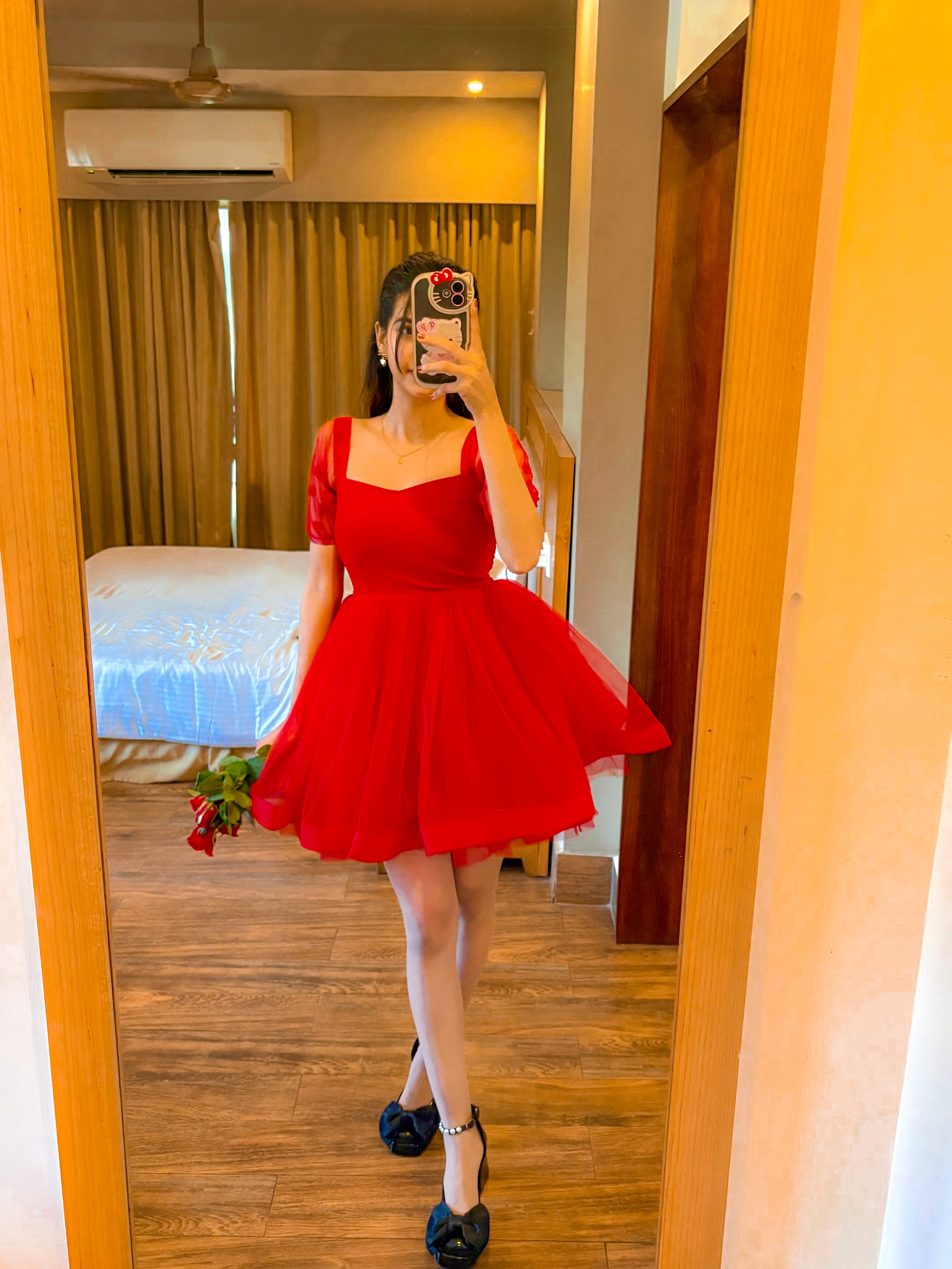 RED LOVE SPELL DRESS