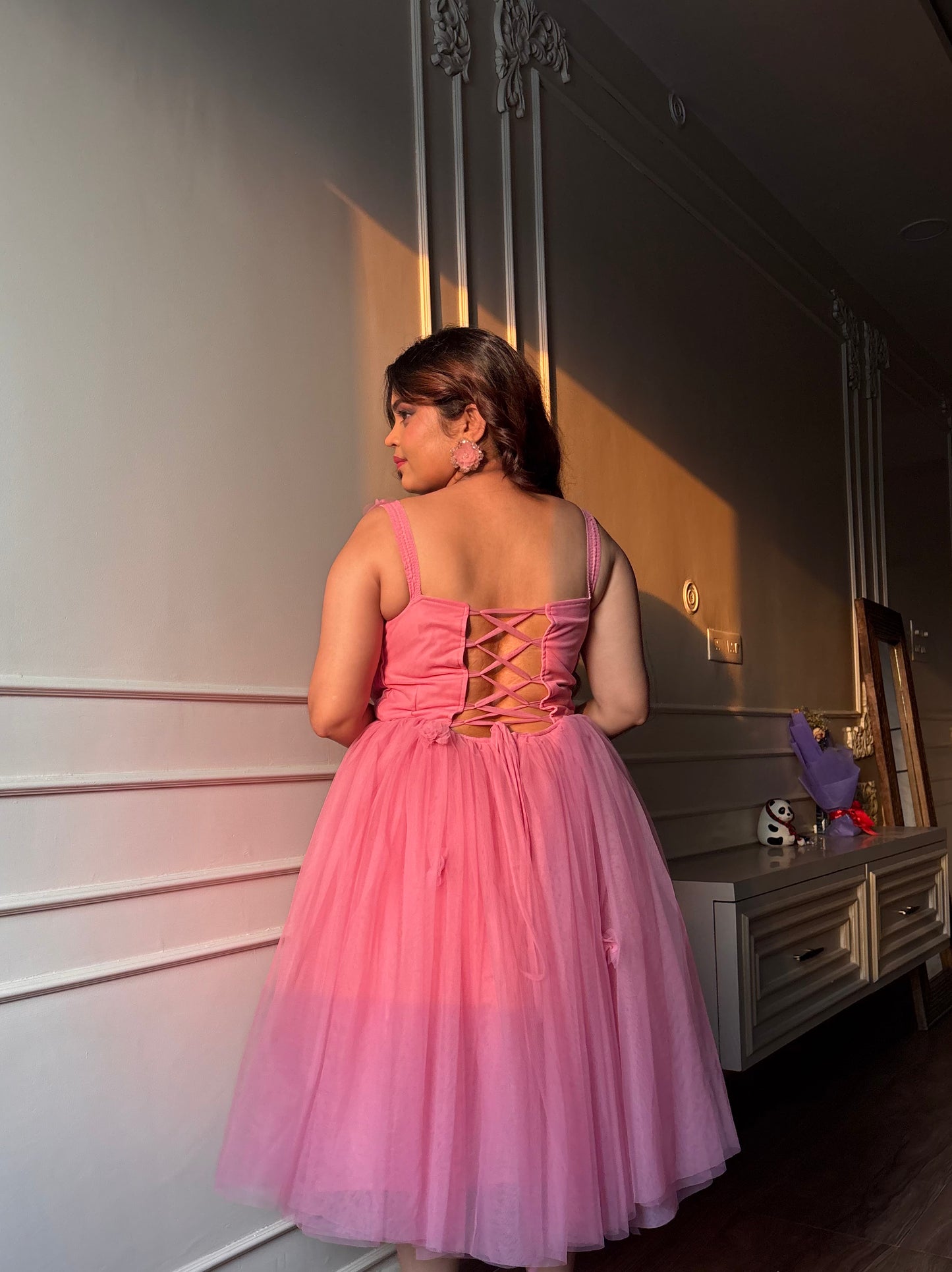 Bella pink dress