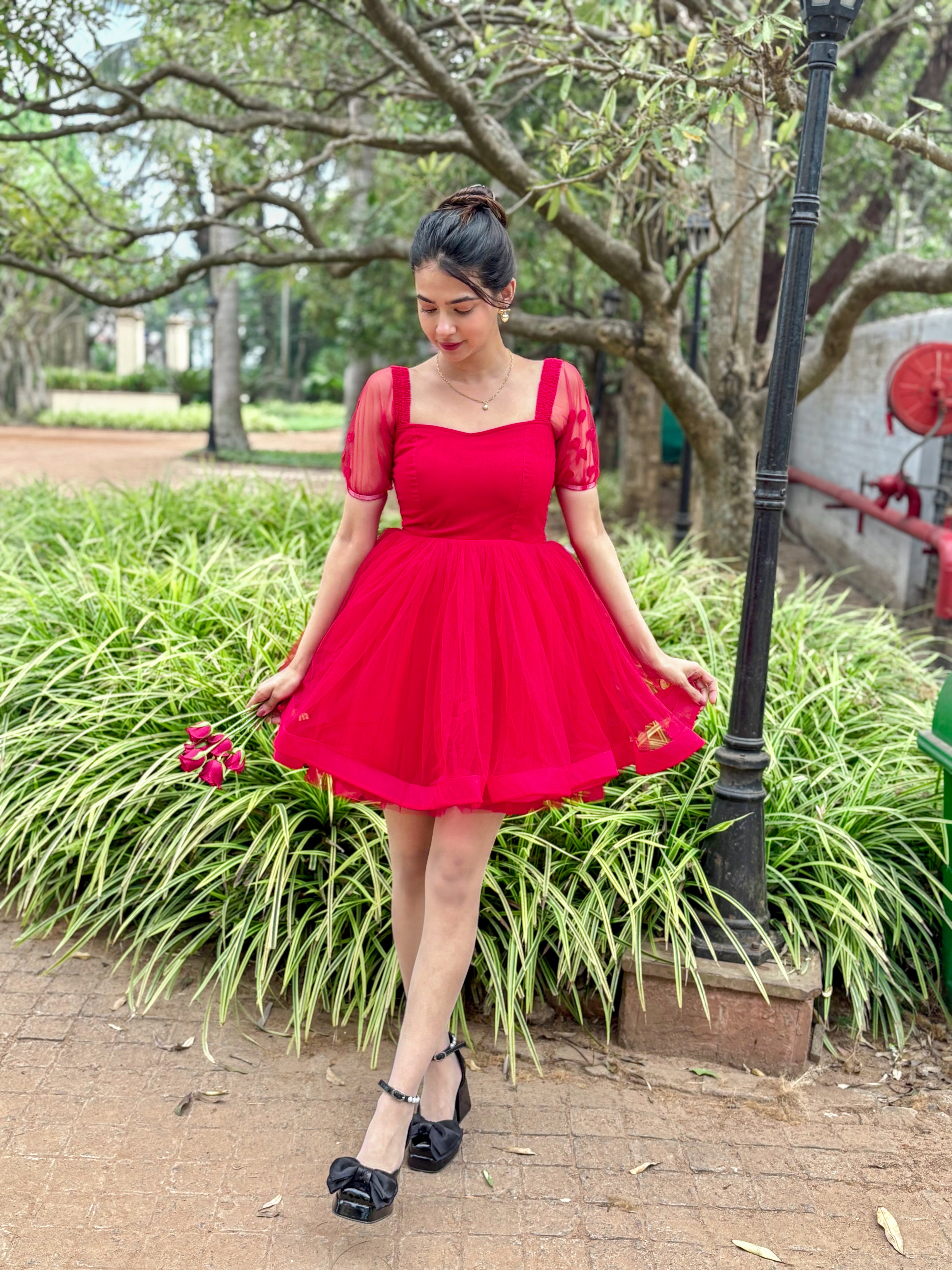 RED LOVE SPELL DRESS