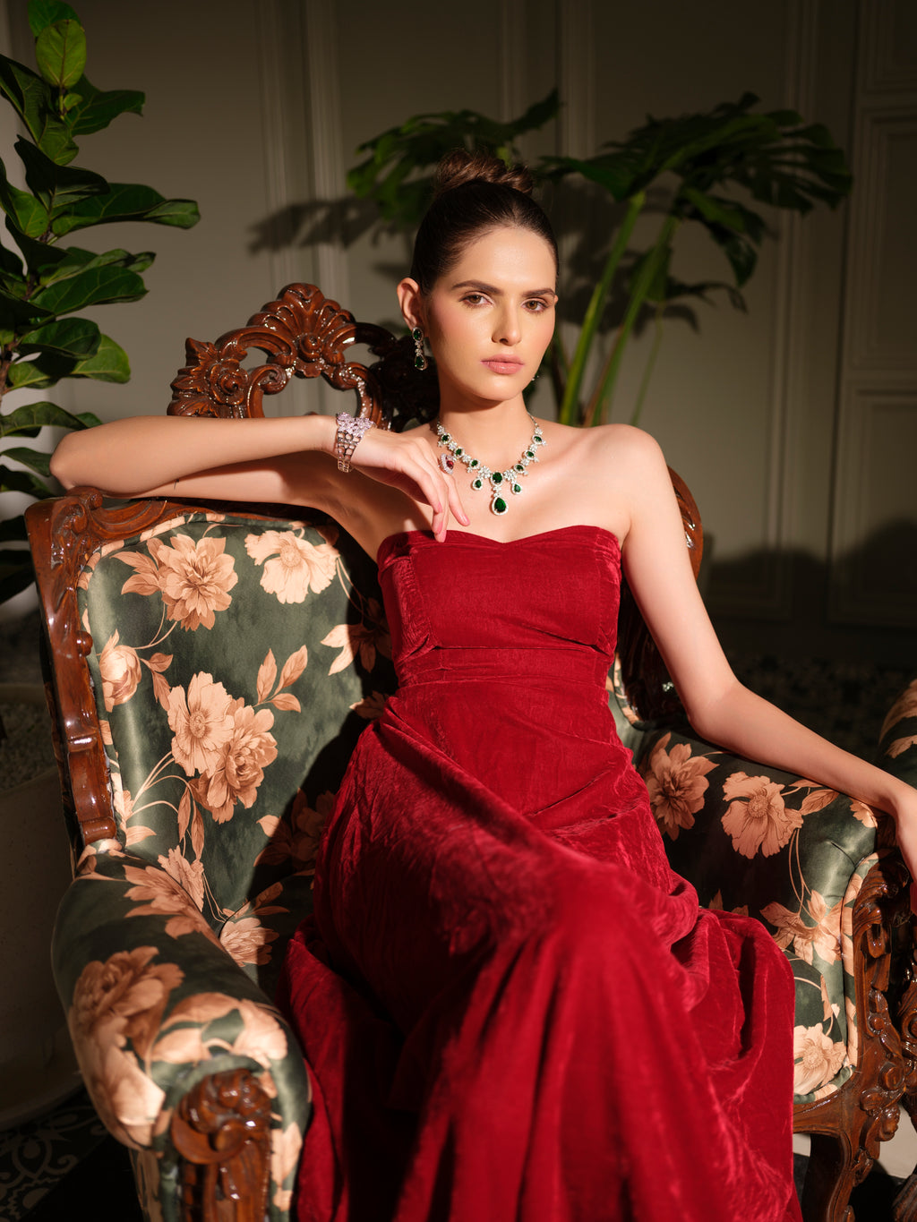 REGAL VELVET GOWN