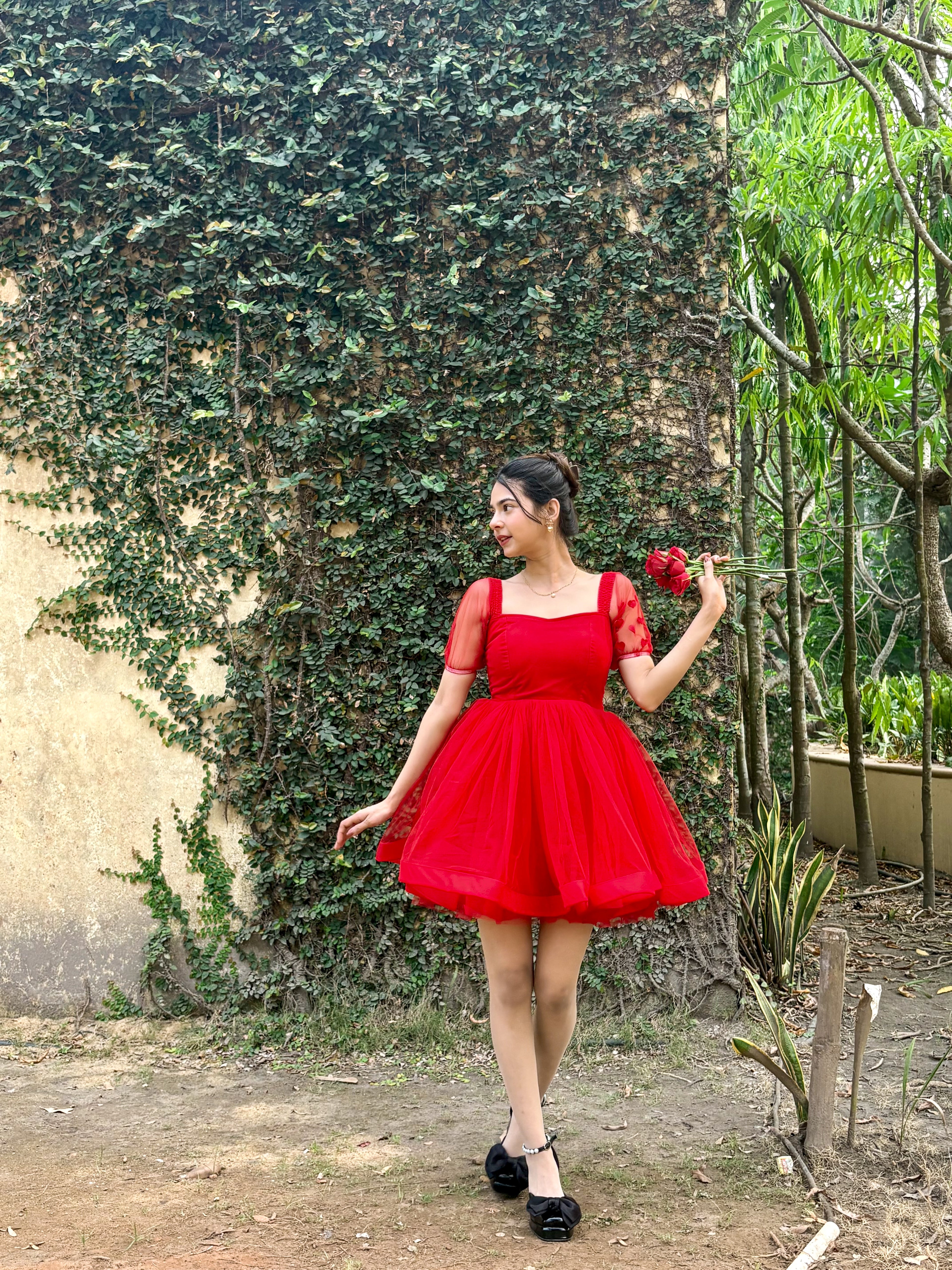 RED LOVE SPELL DRESS