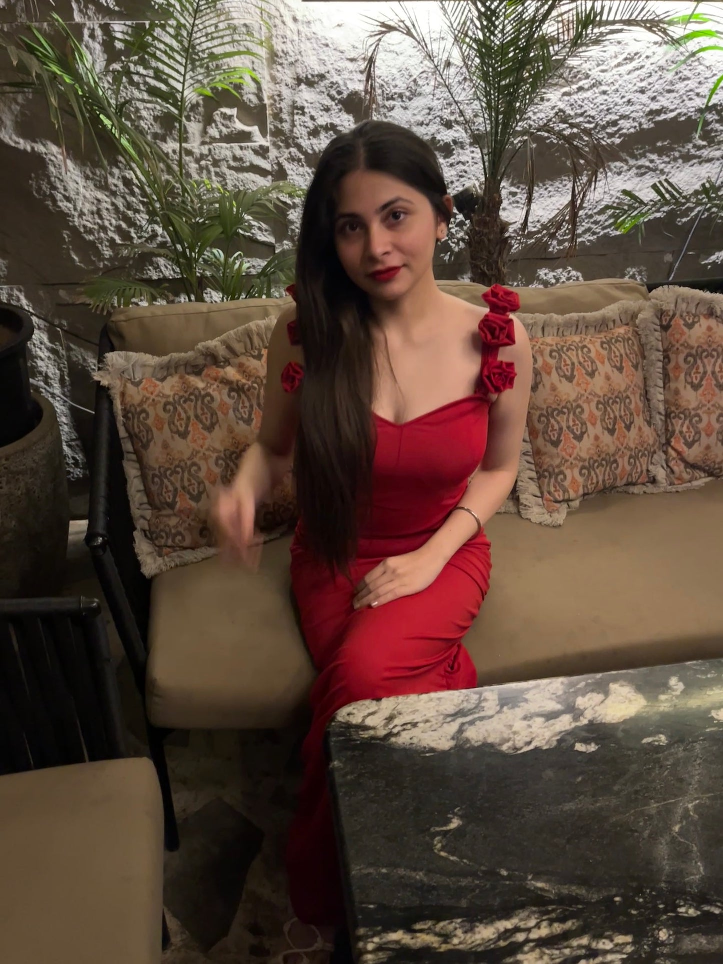 MODERN MUSE RED DRESS