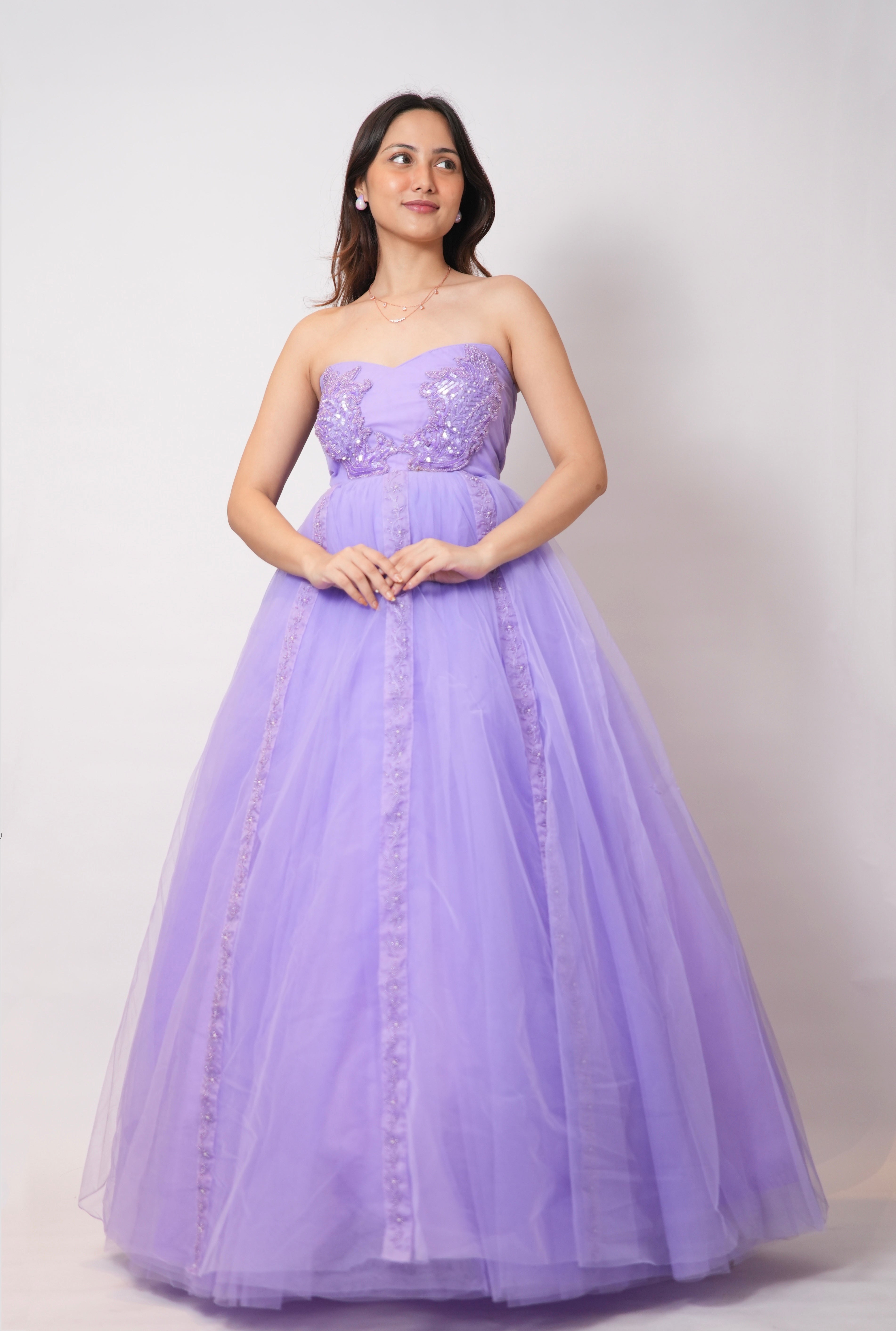 Lilac Princess Purple Ball Gown