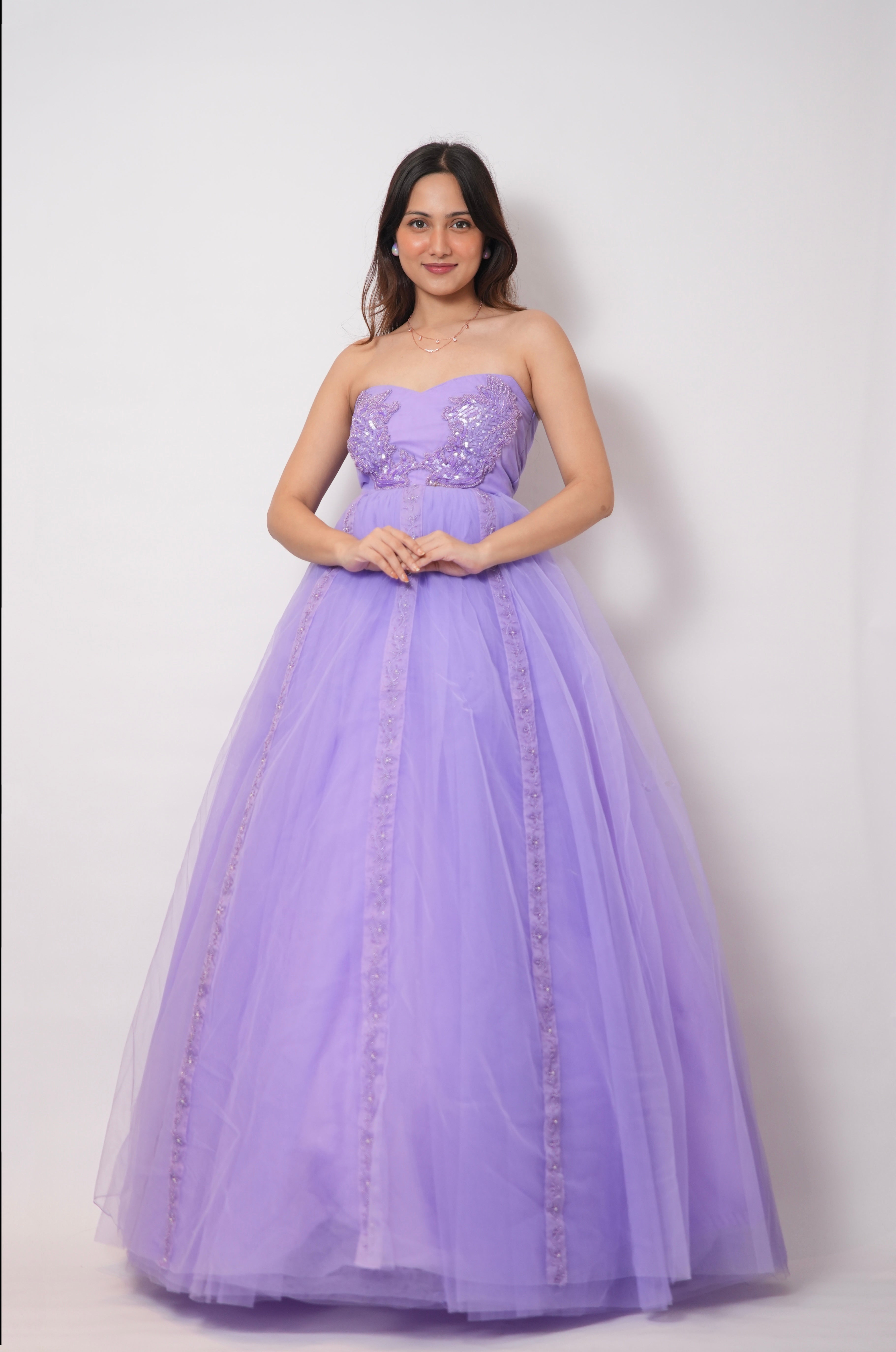 Lilac Princess Purple Ball Gown