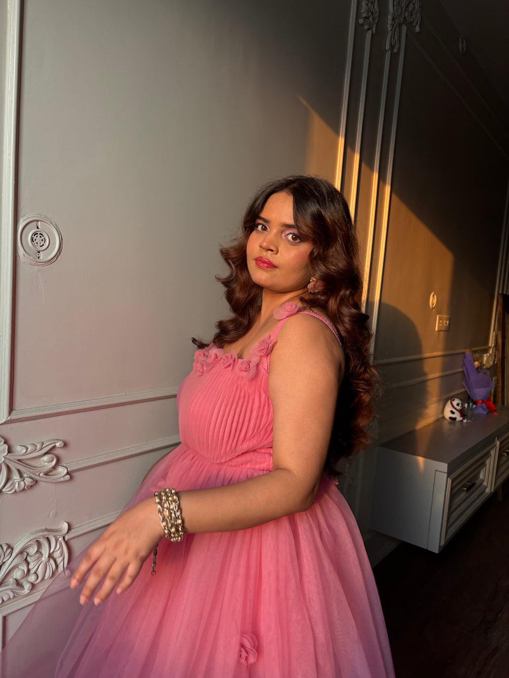 Bella pink dress