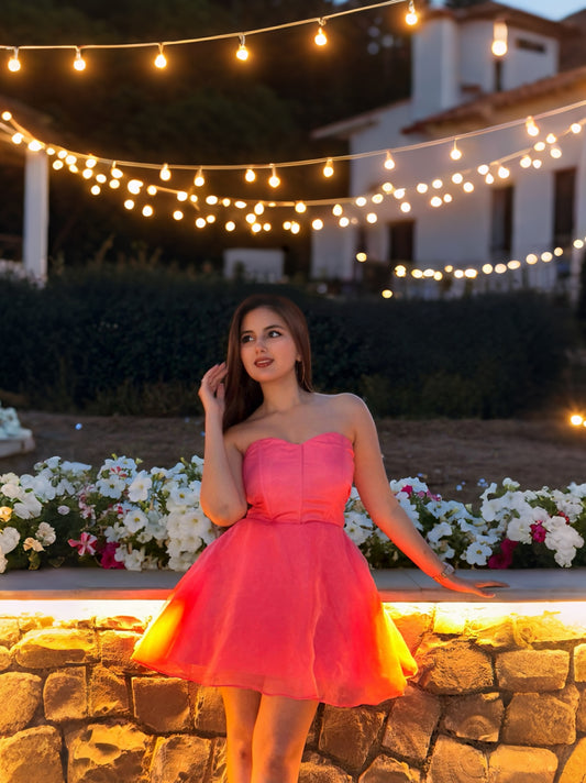 PINK CORSET DRESS