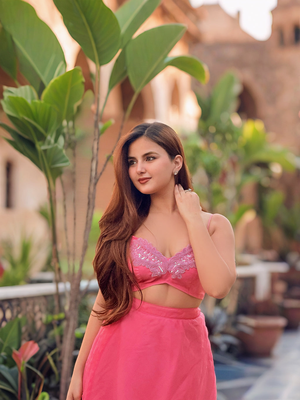 Pink belleSkirt Top Set