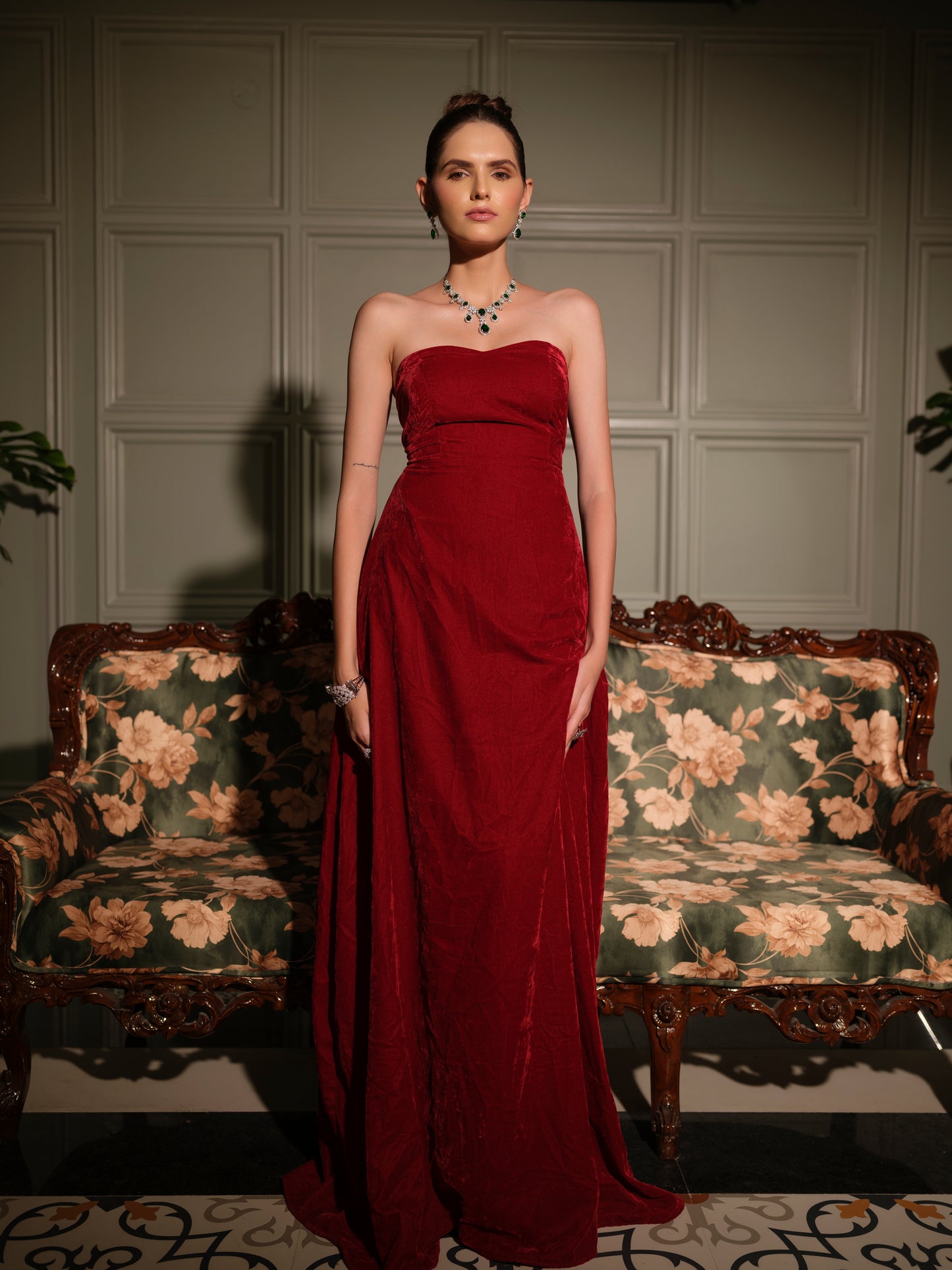 REGAL VELVET GOWN