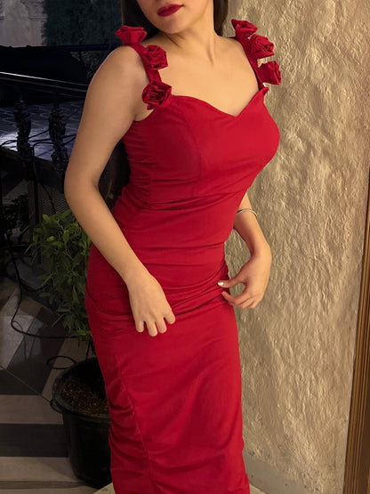 MODERN MUSE RED DRESS