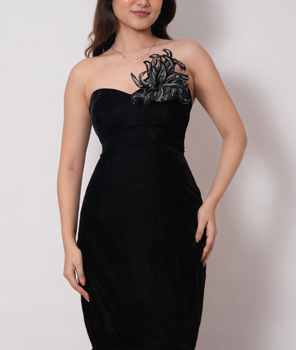 BLACK MERMAID GOWN