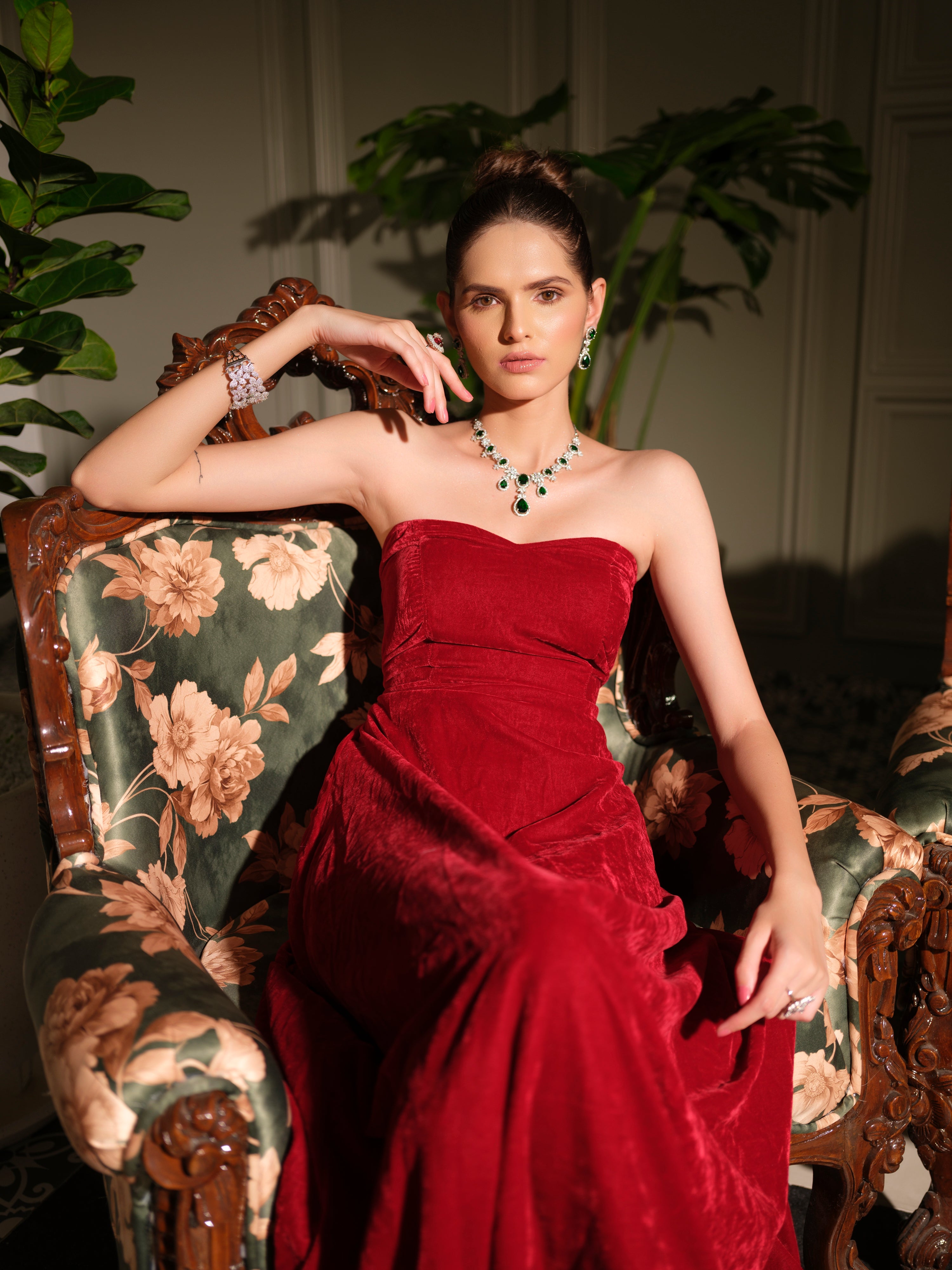 REGAL VELVET GOWN