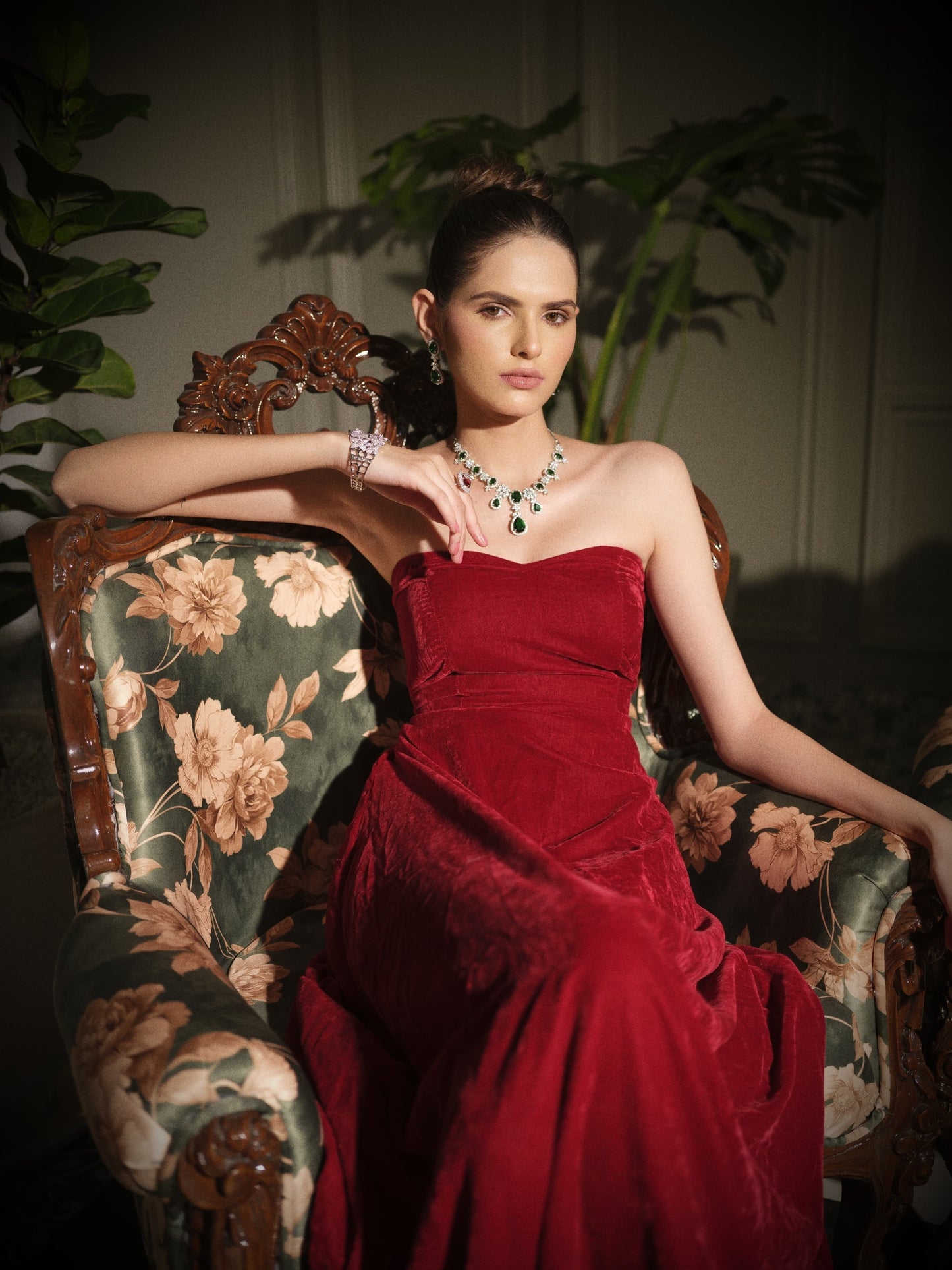 REGAL VELVET GOWN