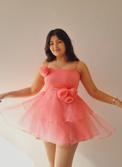 Pink Rose Affair Dress