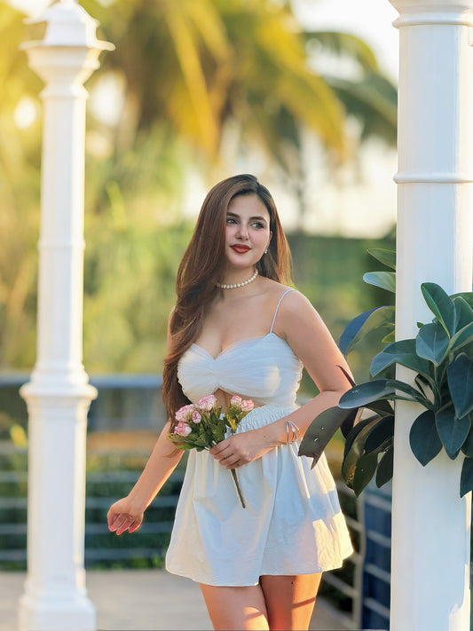 SNOW BELLE MINI DRESS