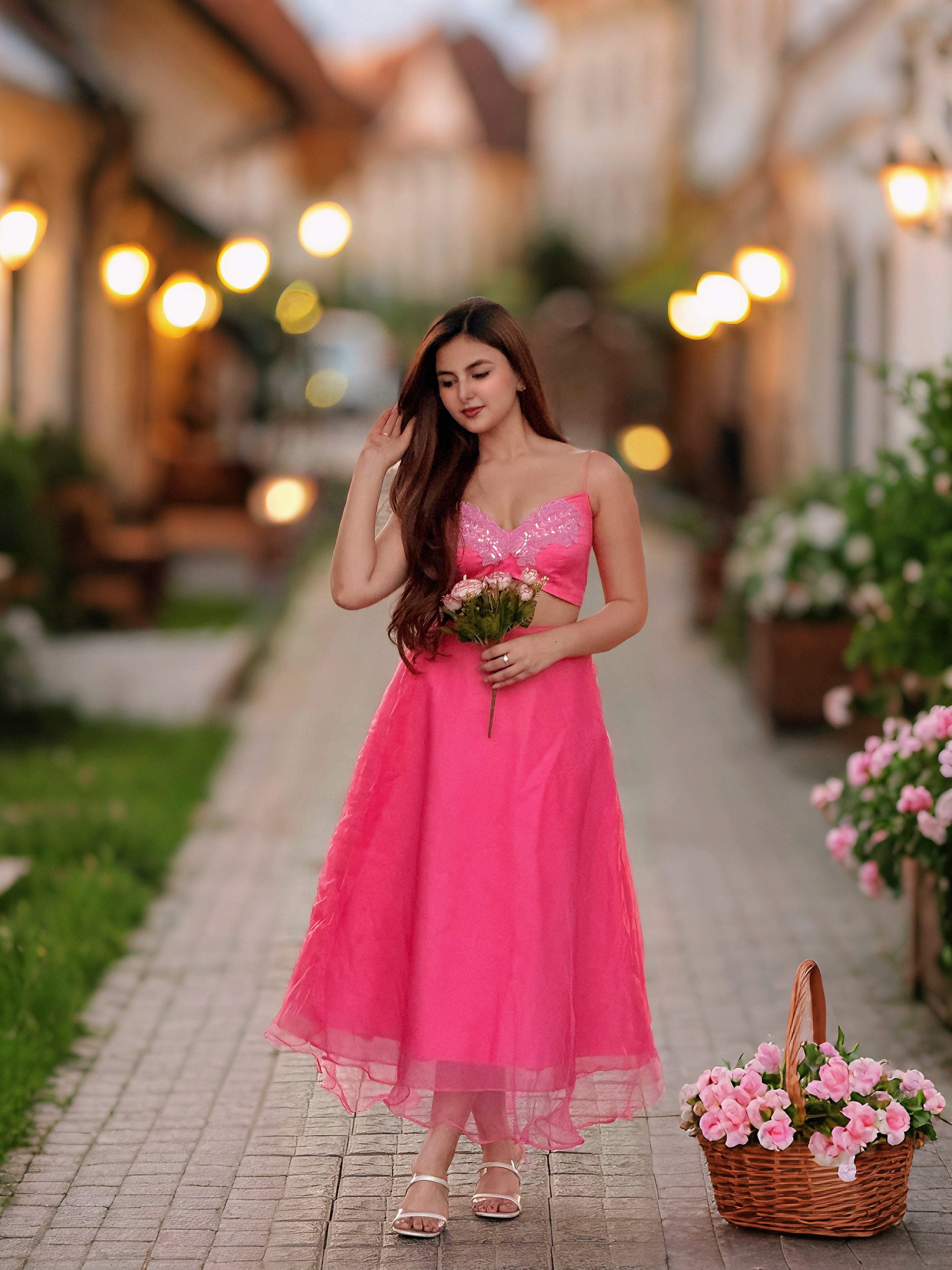 Pink belleSkirt Top Set